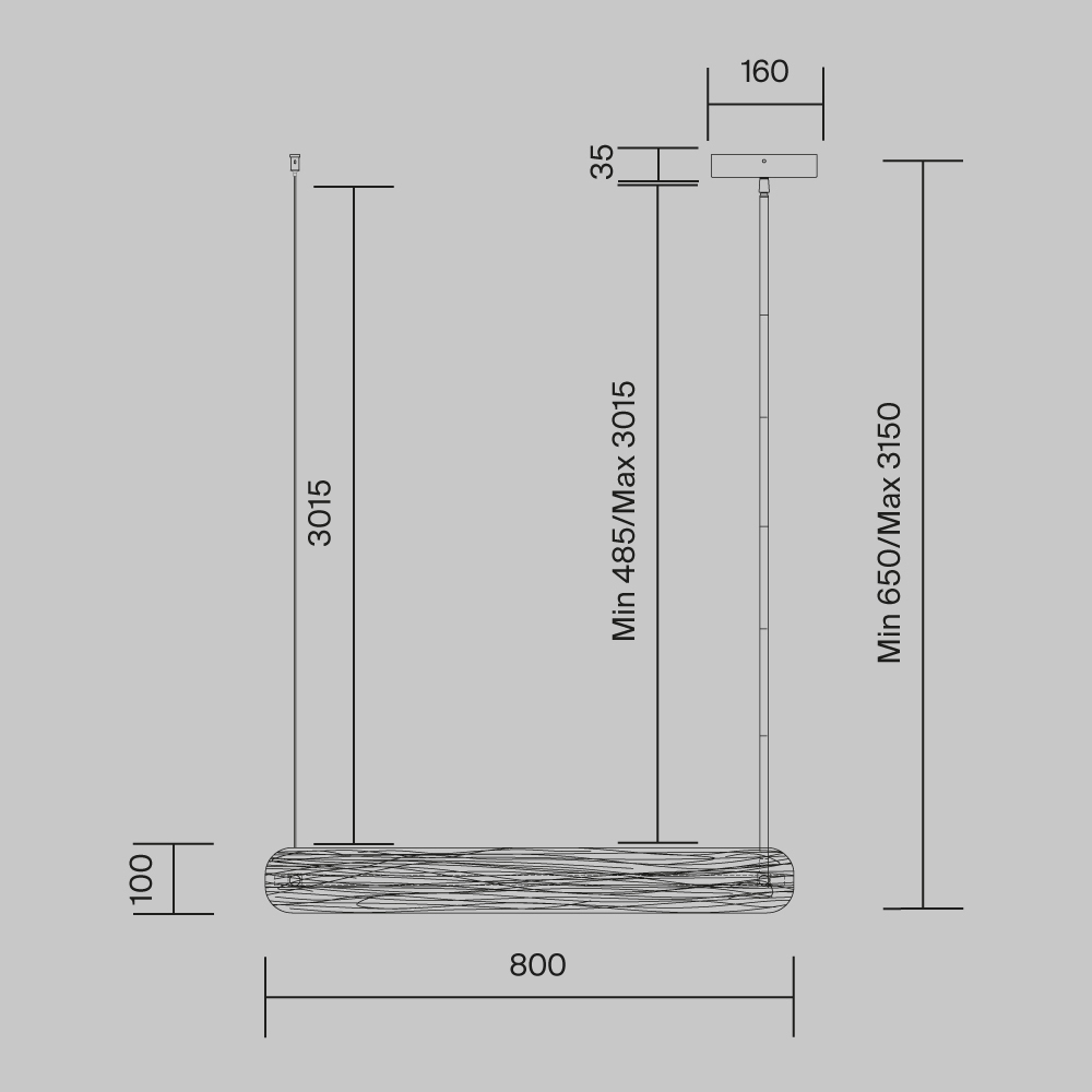 Подвесной светильник Frostum в Екатеринбурге