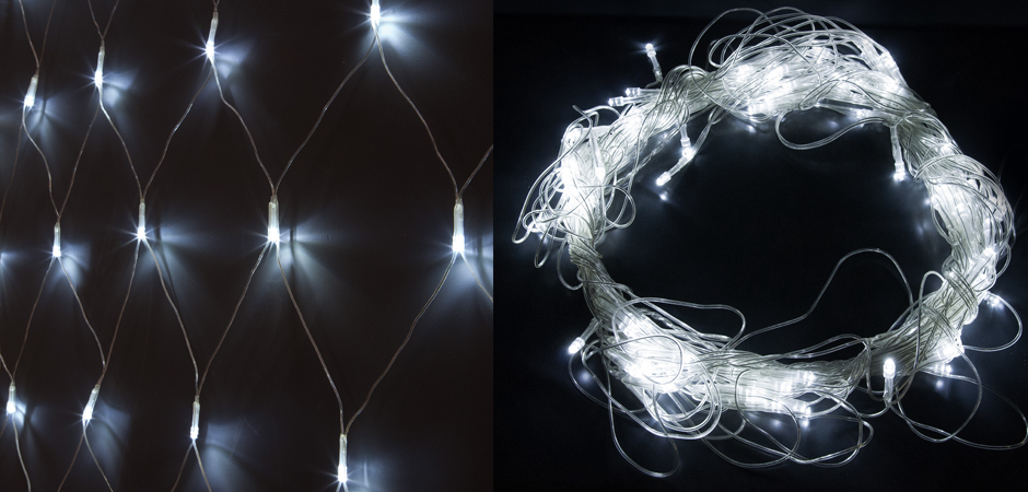 Гирлянда-Сетка Белым свет диодов - Loft-Concept в Екатеринбурге