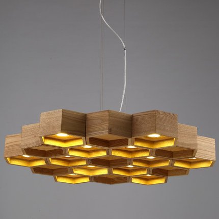 Люстра Honeycomb 12 Loft Wooden Ecolight  в Екатеринбурге | Loft Concept 