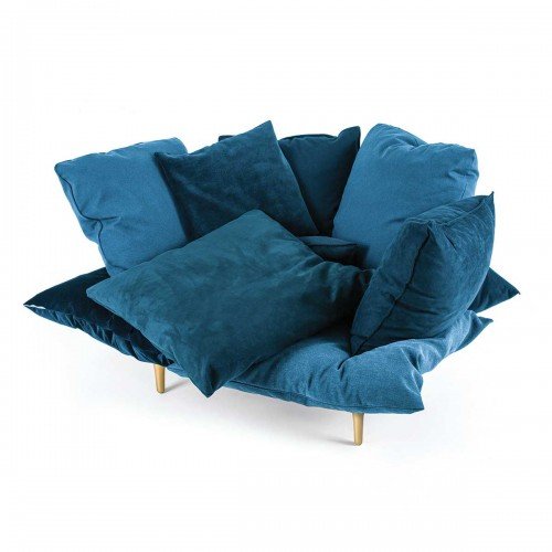 Кресло Seletti Armchair Comfy Turquoise Синий в Екатеринбурге | Loft Concept 