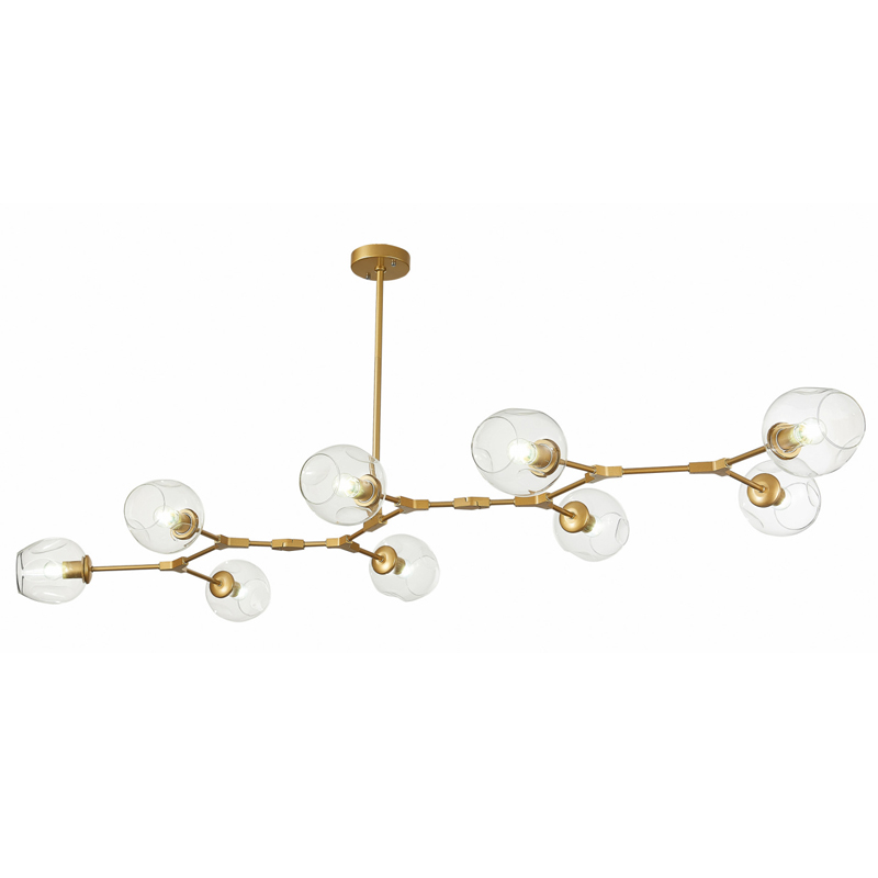 Люстра Branching Bubble Chandelier 9 gold Золотой в Екатеринбурге | Loft Concept 