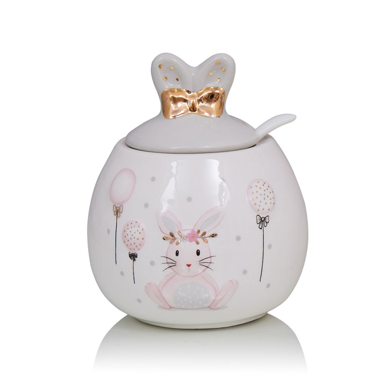 Ваза Kids Vase Bunny III Розовый пастельный Серый в Екатеринбурге | Loft Concept 