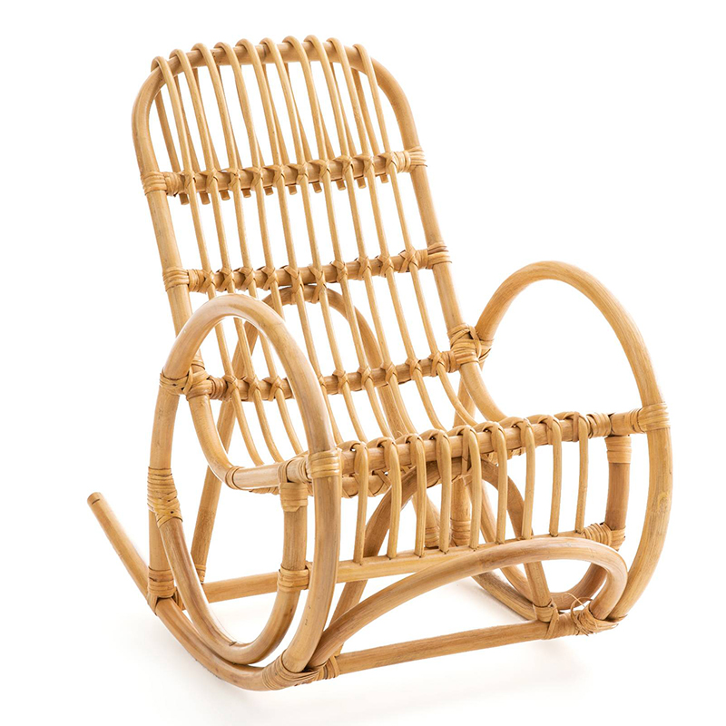 Детское кресло-качалка Wicker Baby Rocking Chair Бежевый в Екатеринбурге | Loft Concept 