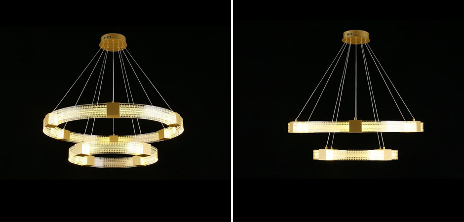 Люстра Два Кольца Ring Horizontal Ornament Meander 2 Люстра Два Кольца Ring Horizontal Ornament Meander 2 - Loft-Concept в Екатеринбурге