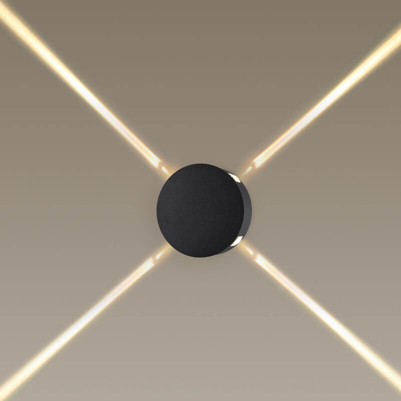 Спот Jedi Beam Sconce Circle black Черный в Екатеринбурге | Loft Concept 