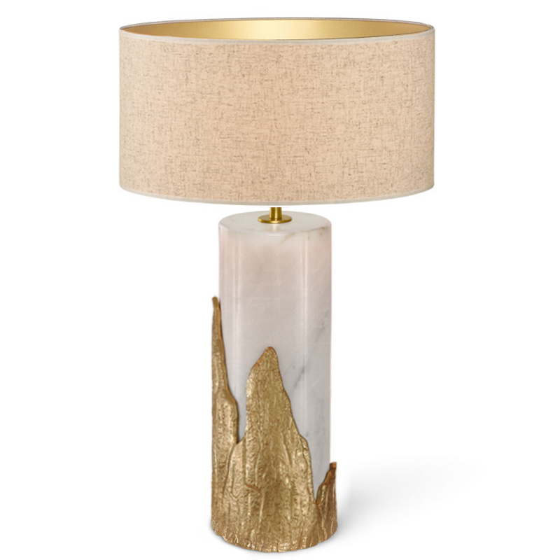 Настольная лампа Amber TABLE LAMP Ginger and Jagger Золотой Белый в Екатеринбурге | Loft Concept 