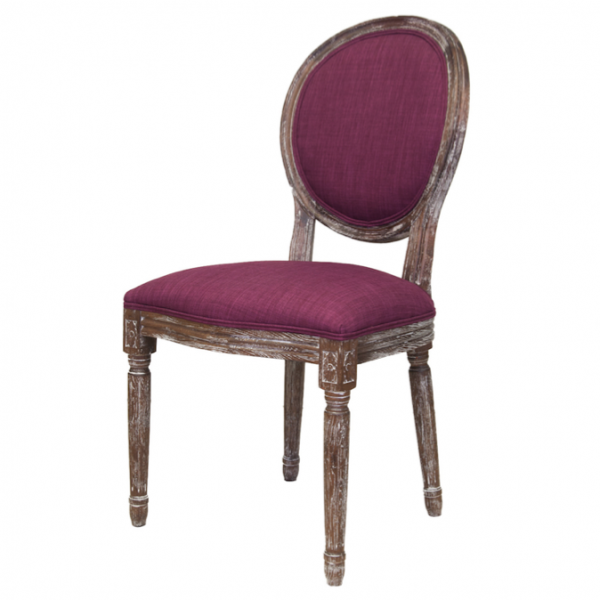 Стул French chairs Provence Violet Chair Фиолетовый Коричневый в Екатеринбурге | Loft Concept 