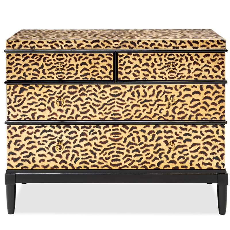 Комод DRESSER KRIZIA leopard Карамель Черный в Екатеринбурге | Loft Concept 