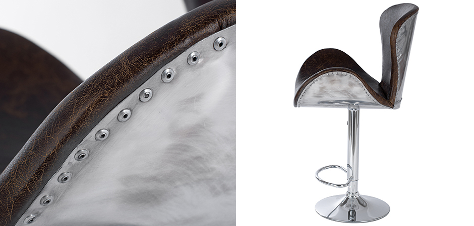 Барный стул Авиатор Spitfire Swan bar stool Aviator Барный стул Авиатор Spitfire Swan bar stool Aviator - Loft-Concept в Екатеринбурге