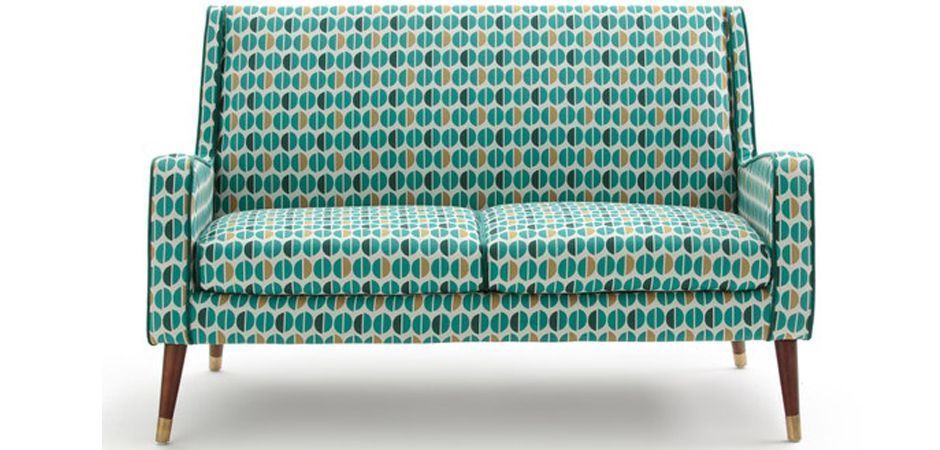 Диван Classic Furniture синий белый желтый Диван Classic Furniture синий белый желтый - Loft-Concept в Екатеринбурге