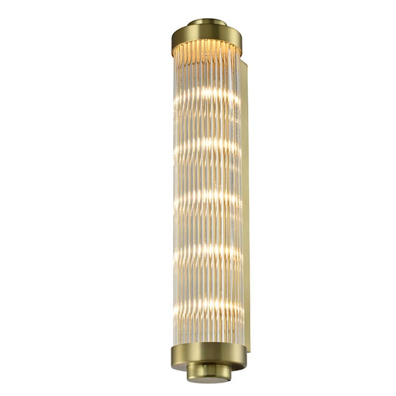 Бра Buck Glass TUBE Wall Lamp Brass Латунь Прозрачный (Transparent) в Екатеринбурге | Loft Concept 