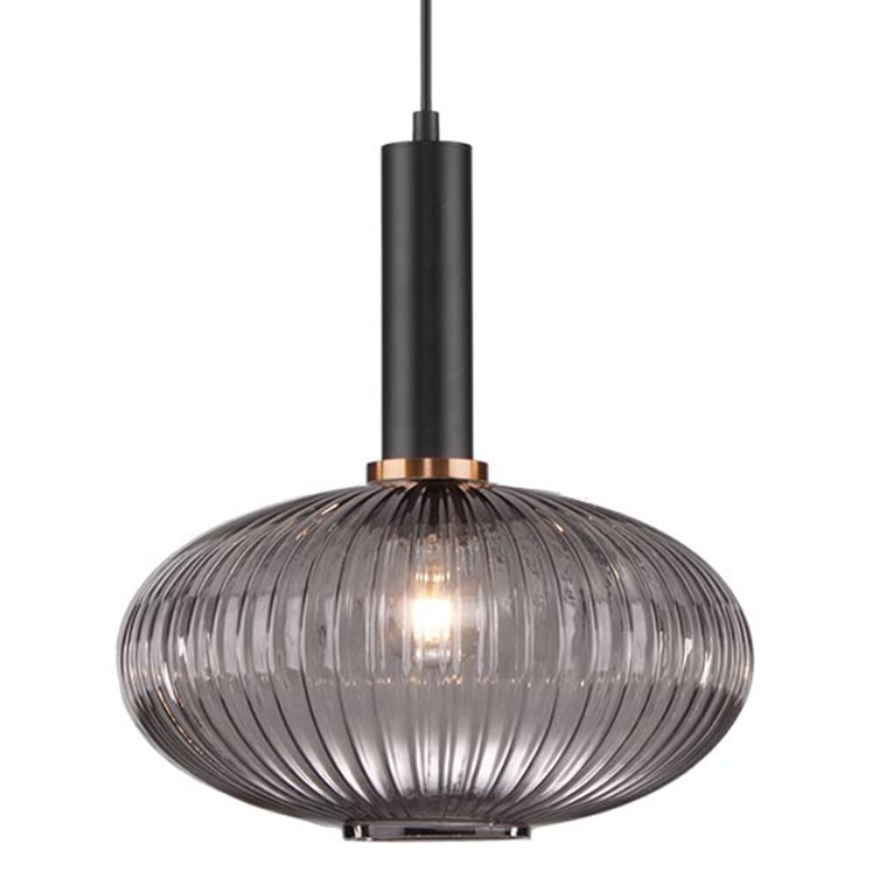 Светильник Ferm Living chinese lantern Gray II Серый (Gray) Черный в Екатеринбурге | Loft Concept 