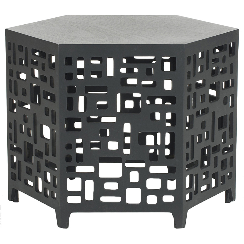 Приставной стол Theon Side Table Black Черный в Екатеринбурге | Loft Concept 