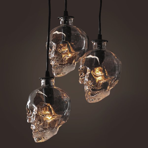 Люстра Череп Glass Skull Pendant  в Екатеринбурге | Loft Concept 