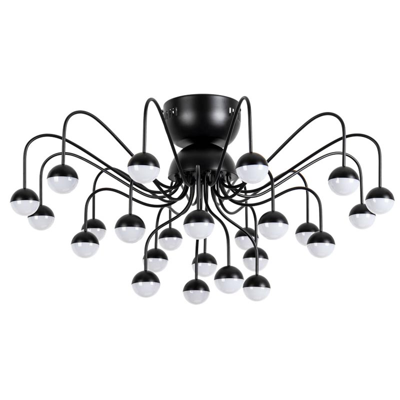 Потолочная люстра Vilelme Chandelier black Черный в Екатеринбурге | Loft Concept 