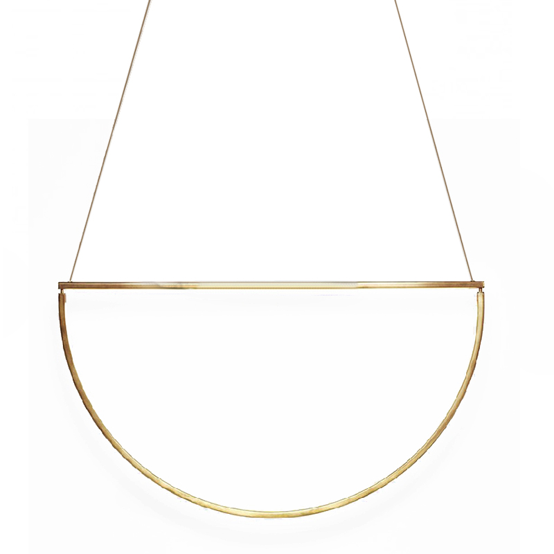 Подвесной светильник Solana Hanging lamp 55 см Золотой в Екатеринбурге | Loft Concept 