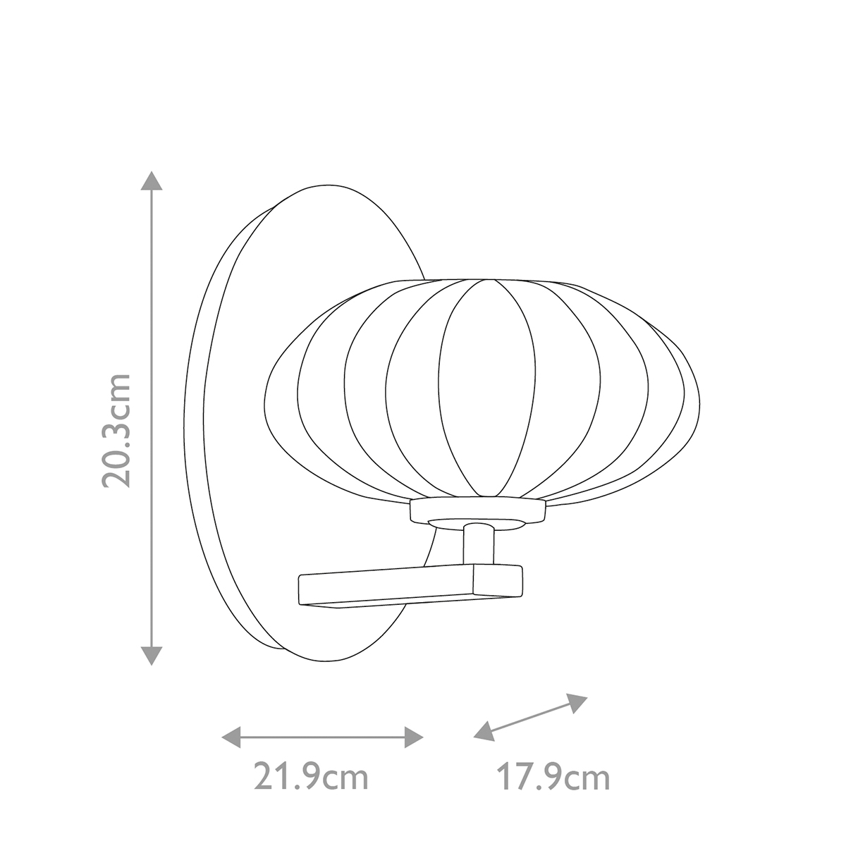  Бра с круглым плафон из матового белого стекла Kichler в Екатеринбурге