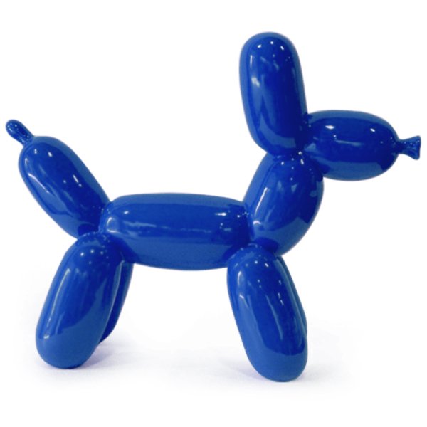 Статуэтка Jeff Koons Balloon Dog large Красный Черный Белый Желтый Синий в Екатеринбурге | Loft Concept 