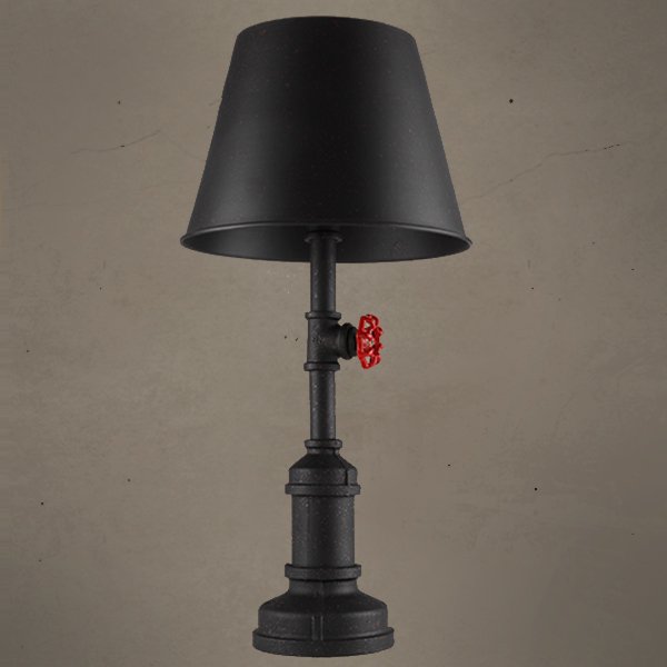 Настольная лампа Table Lamp Red Water Tap Cone Черный в Екатеринбурге | Loft Concept 