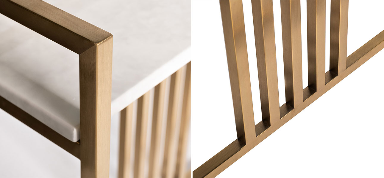 Консоль Nensi gold - фото №1