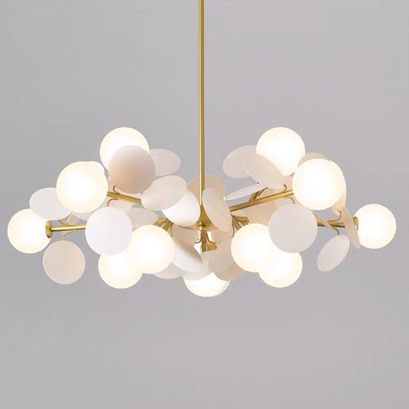 Люстра MATISSE Chandelier white Золотой Белый в Екатеринбурге | Loft Concept 