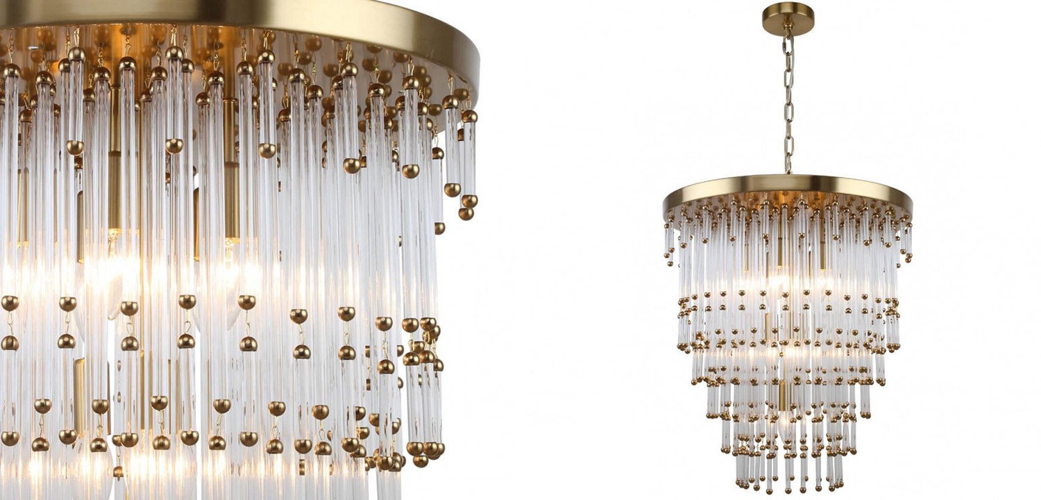 Люстра Restoration Hardware Luciano Chandelier 9 - фото