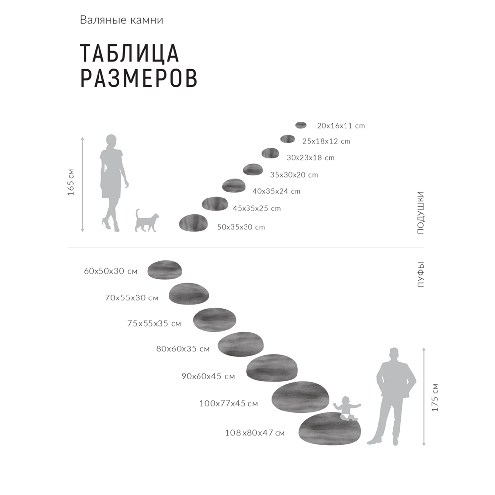 Пуф - Камень GREY MARBLE в Екатеринбурге