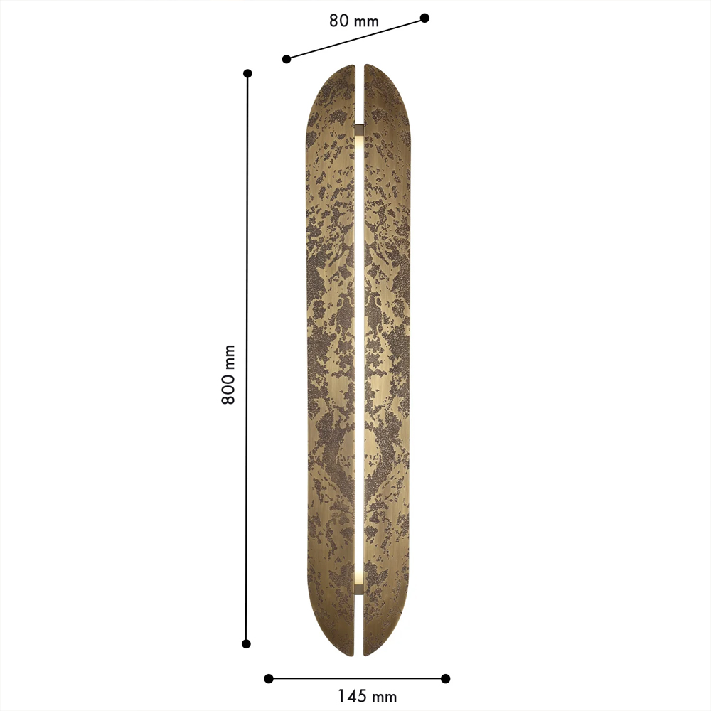 Бра винтажное с имитацией коррозии на медном корпусе Predominant в Екатеринбурге