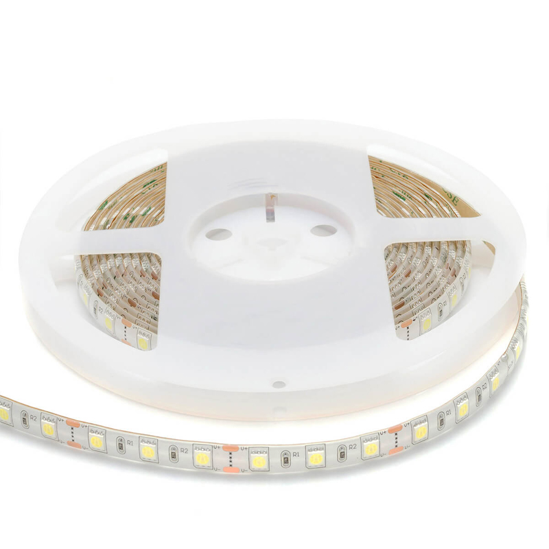 Светодиодная влагозащищенная лента 14,4W/m 60Led/m 5050SMD холодный белый 1M Белый в Екатеринбурге | Loft Concept 