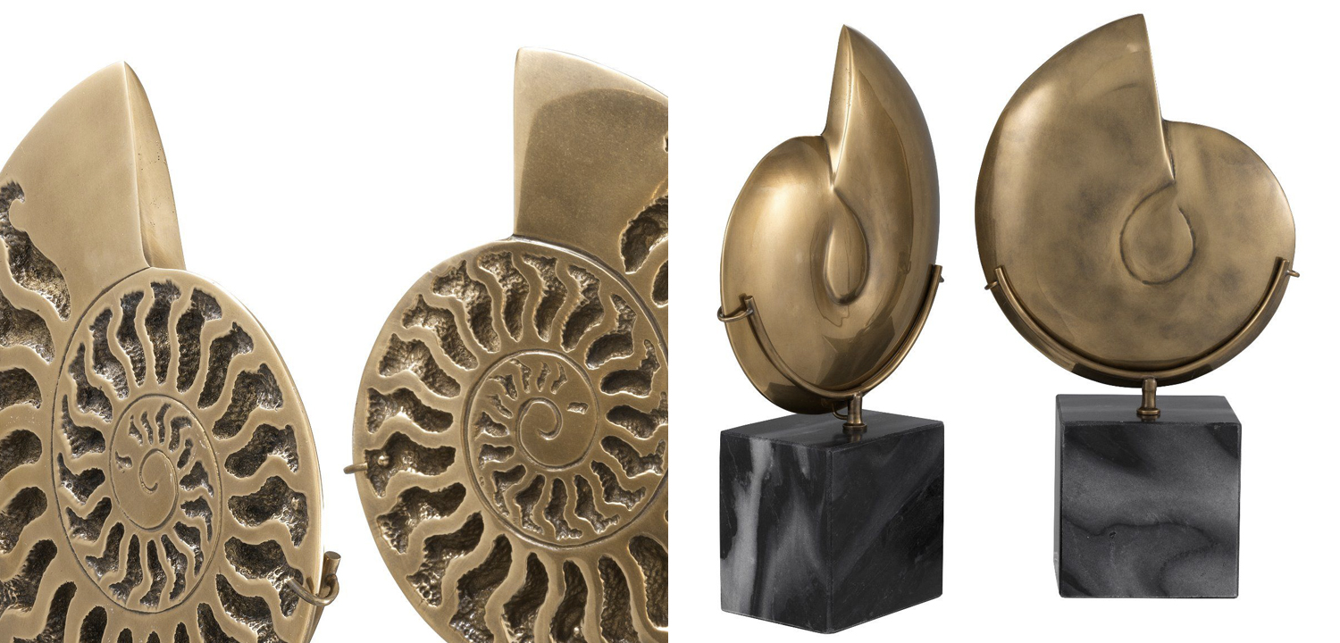 Статуэтки Eichholtz Object Ammonite Set of 2 - фото №1