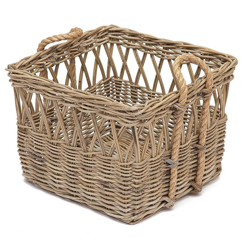 Корзина из ротанга Rattan Wicker Basket Древесина в Екатеринбурге | Loft Concept 