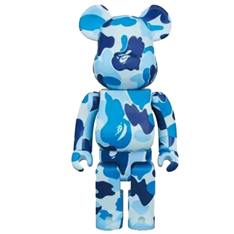 Статуэтка Bearbrick Camouflage Blue Синий Голубой в Екатеринбурге | Loft Concept 