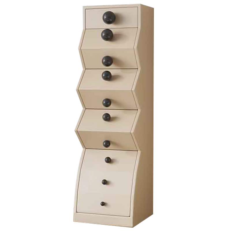 Комод Garton Wooden Forms Chest Of Drawers Beige Бежевый Черный в Екатеринбурге | Loft Concept 