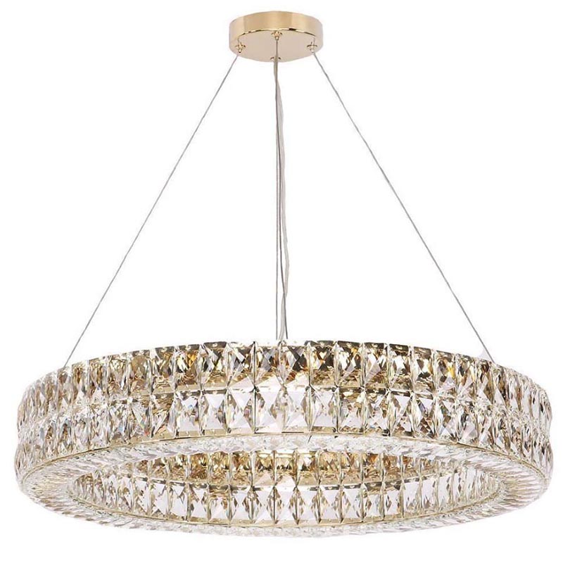 Люстра Crystal Regena Gold Chandelier 10 Золотой Прозрачный (Transparent) в Екатеринбурге | Loft Concept 