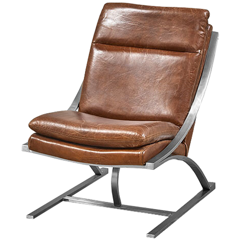 Кресло Martino Chair Коричневый Нержавеющая сталь в Екатеринбурге | Loft Concept 