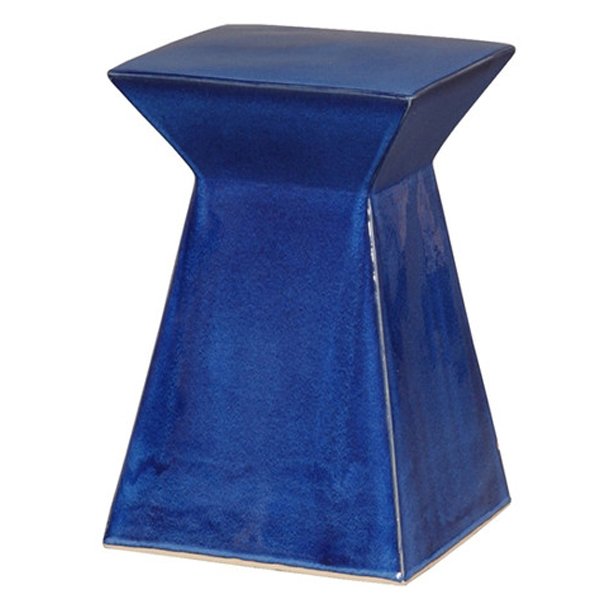 Керамический табурет Upright Garden Stool - Blue Синий в Екатеринбурге | Loft Concept 