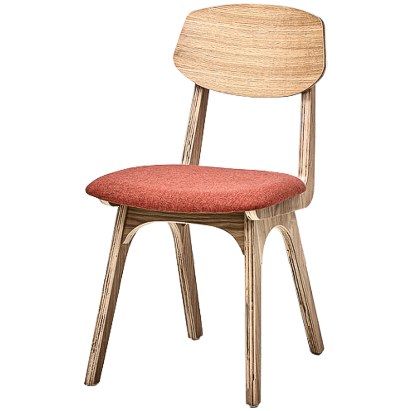 Стул Ailde Stool coral Древесина Коралловый в Екатеринбурге | Loft Concept 