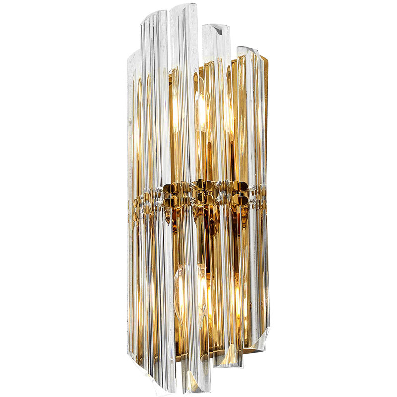 Бра Luxxu Glass Sconce Золотой Прозрачное Стекло в Екатеринбурге | Loft Concept 