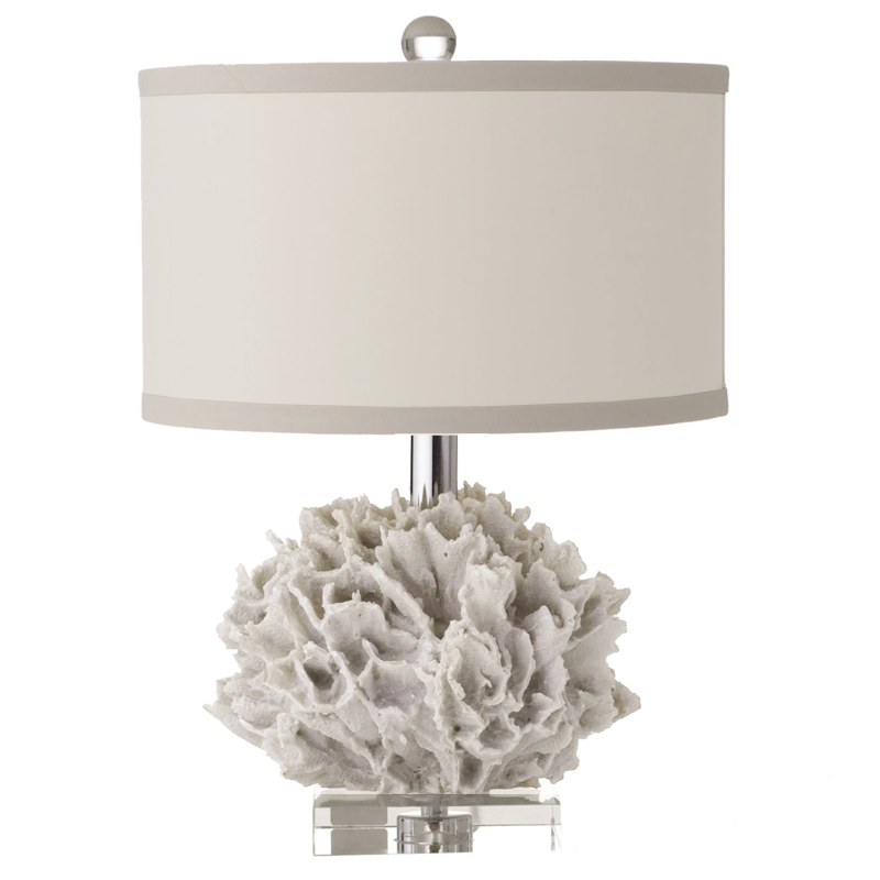 Настольная лампа Yvette Coral Table lamp Белый ivory ( слоновая кость ) в Екатеринбурге | Loft Concept 