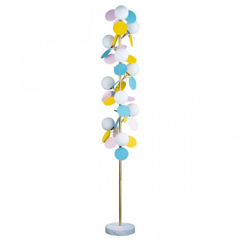 Торшер MATISSE Floor Lamp multicolor Мульти Золотой Белый в Екатеринбурге | Loft Concept 