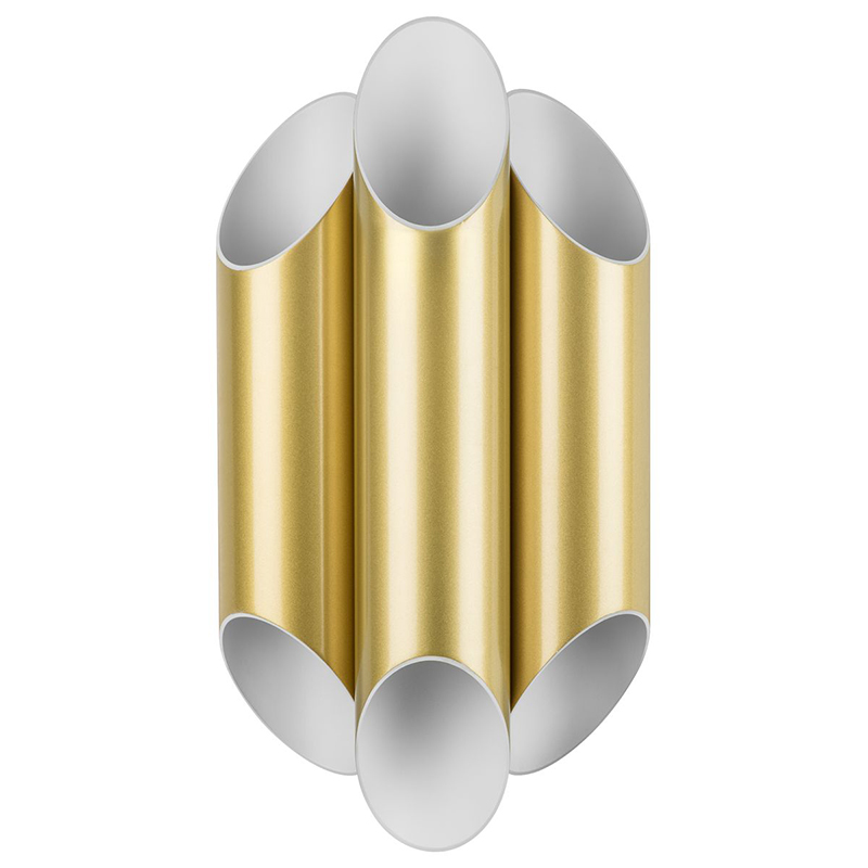 Бра Garbi Trio Gold Pipe Organ Sconce Золотой Белый в Екатеринбурге | Loft Concept 