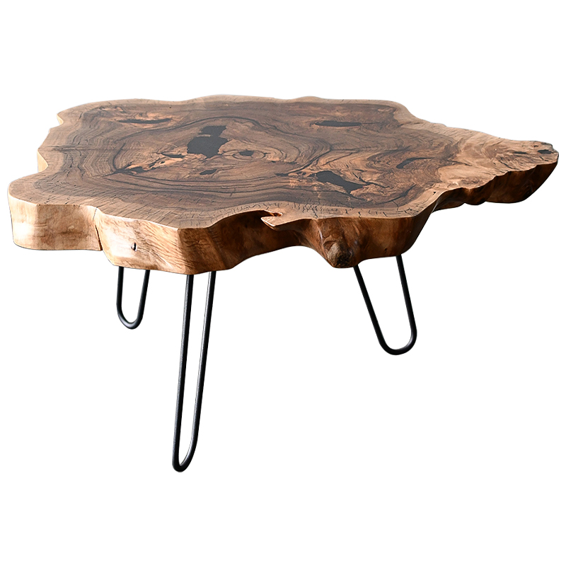 Кофейный стол Rohan Industrial Metal Rust Coffee Table Коричневый Черный в Екатеринбурге | Loft Concept 