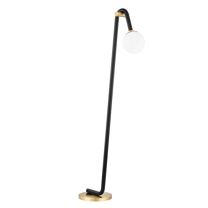 Торшер Paulson floppy floor lamp gold Черный Золотой в Екатеринбурге | Loft Concept 