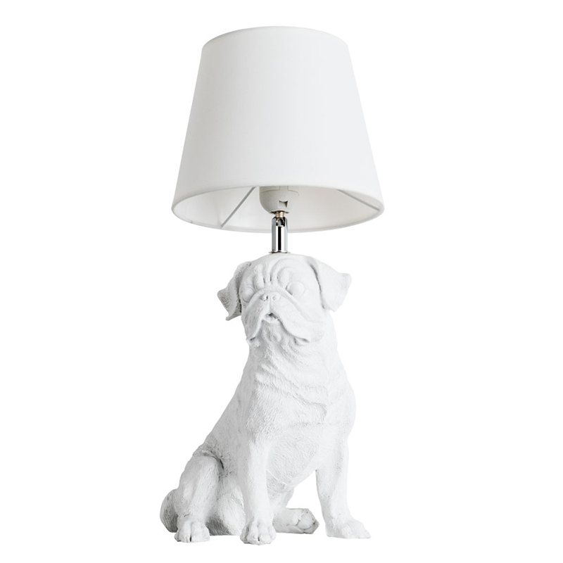 Настольная лампа White Bulldog Table Lamp Белый в Екатеринбурге | Loft Concept 