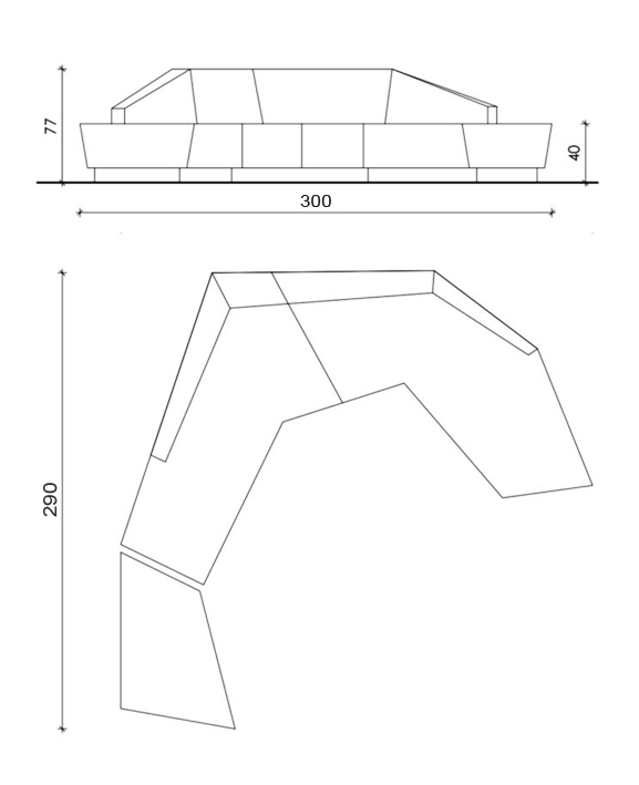 Диван Anaktae ADRASTUS SOFA в Екатеринбурге