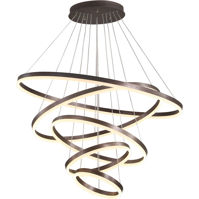 Люстра Ribbon Circles Chandelier Темная бронза в Екатеринбурге | Loft Concept 