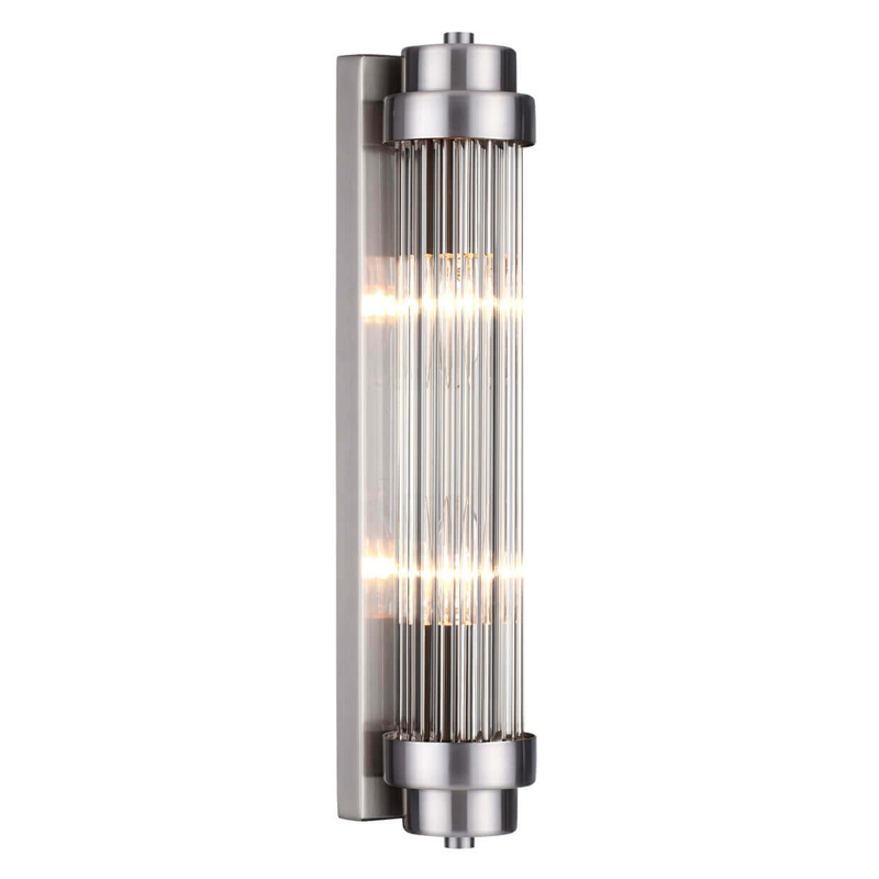 Бра Dirck Glass TUBE Sconce Nickel Никель в Екатеринбурге | Loft Concept 