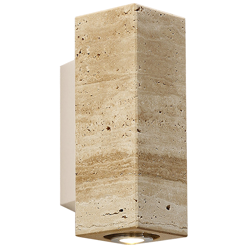 Бра Travertine Spot Wall Lamp Бежевый Песочный Белый в Екатеринбурге | Loft Concept 