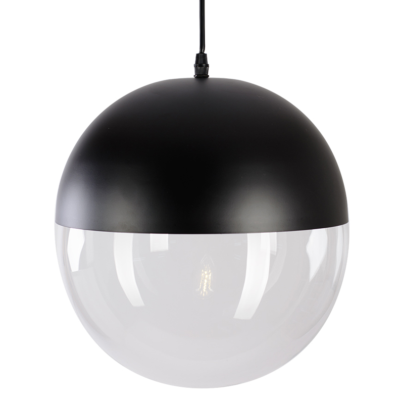 Подвесной светильник pendant lamp SPHERE 1 Черный Прозрачное Стекло в Екатеринбурге | Loft Concept 