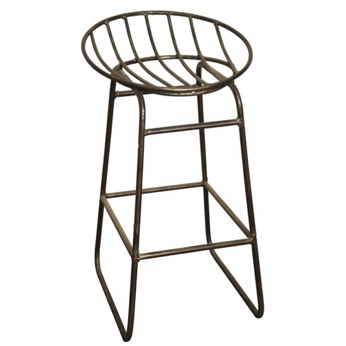 Барный стул Industrial Iron Grille Bar Stool Латунь в Екатеринбурге | Loft Concept 